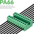 4Pcs 10 Pin 5.08mm Pitch Screw Terminal Block Connector with 4Pcs 10 Pin Phoenix Plug, DIY PCB Mount