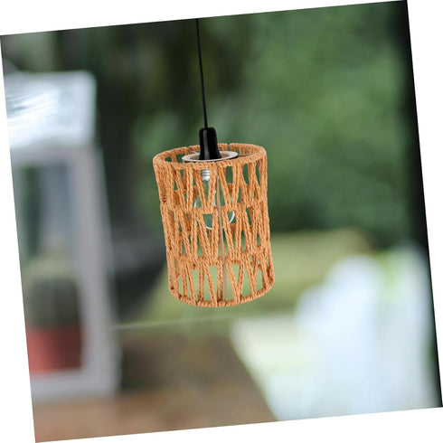 POPETPOP Cylindrical Decorative Lamp Shade Soft Light Cover for Chandelier Pendant and Wall Sconce Quick Installation