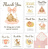 C2U Baby Shower Thank You Cards for Girl - 48 Pack with