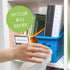 Really Good Stuff Durable Book and Binder Holder - 5 Pack, Bright Neon Colors for Classroom Organization and Storage