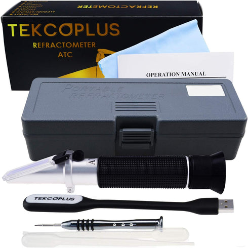 3-in-1 Veterinary Refractometer, Animal Clinical Refractometer for Cat and Dog Urine Specific Gravity with ATC