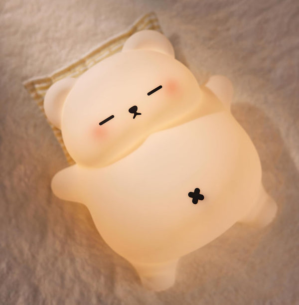 Snoring Bear Night Light Adorable Gift for Kids, Babies, Moms & Seniors