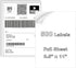 Full Sheet Labels 8.5” x 11” Shipping Address Labels, Printable White Sticker Paper for Laser & Inkjet Printers