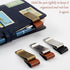 LINYUEARUI 6pcs Retro Brass Notebook PU Leather Pen Holder Loose leaf Dairy Memo Holder Bookmark Diary Planner Pen
