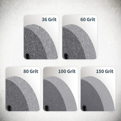 POWERTEC 15520 Bench and Pedestal Grinding Wheels, 6 Inch x 3/4 Inch, 150 Grit, 1 Pack