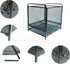 SETTFRFE Hanging File Folder Organizer with Drawer, Mesh File Bins for Hanging Files, Letter Size, Black