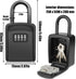 Lock Box, Diyife Key Lock Box for 5 Keys, Portable 4-Digit Combination Waterproof Key Safe for Home Garage Office (2