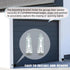 Garage Door Sensor Bracket Replacement for Genie/Overhead Garage Door Sensors, Compatible with Garage Door Sensor