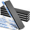 MIKEDE Neodymium Magnets, 5 Pack Black Super Strong Waterproof Heavy Duty Magnets with Adhesive Backing - 60x10x3 mm