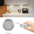 Closet Counters, 3-Pack, Wireless LED Puck Lights, Touch Activated Tap Ligh, Battery Operated Stick On Lights for Under