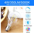G25 Dimmable Bulb, 40 5000K,350LM, E26 G80 Bulb, 6-Pack E ENERGETIC LIGHTING LED Globe Edison Light Watt Equivalent
