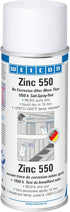 WEICON Zinc Spray - 400 ml Fast-Drying, Heat-Resistant Primer for Metal, Matt Grey