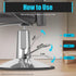 LUOSHALIYA 440lbs(The Chair Hydraulic Pump, Stylist Chair Adjustable Chair Hydraulic Pump with High Bearing for Bars
