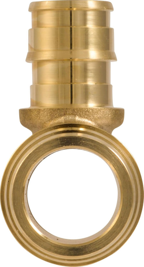 SharkBite 3/4 Inch x 3/4 Inch x 1/2 Inch Expansion Reducing Tee Fitting for PEX-A Pipe, Brass Plumbing Fittings