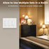 3 15 100ft SURAIELEC Way Wireless Light Switch, Remote Control Outlet, Decorator Rocker Wall Switch, AMP, RF Range, No