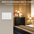15 100ft SURAIELEC Wireless Light Switch, Remote Control Outlet, Decorator Rocker Wall Switch, AMP, RF Range, No Wiring