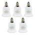 5-Pack Newhouse Lighting E12 to E26 Light Bulb Socket Adapter, Candelabra E12