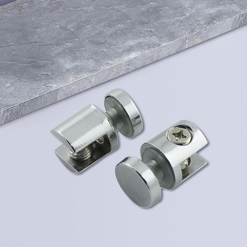 Pryntopha Hardware Accessories Glass Clamp Holder Bracket Adjustable Shelves Corner Metal Fixed Clamp Glass Plate