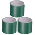 3pcs Tarpaulin Repair Tape, 3.15" x 6.6ft Universal Waterproof Awning Cloth Repair Tape, Dark Green