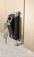 PINGPINGXIE Patio Door Lock for Enhanced Home SecurityPatio Doors Black Auxiliary Security Lock, Sliding Patio Door Two