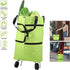 STYHYGBS 2023 2 1 New in Foldable Shopping Cart, Portable Collapsible Shopping Bag with Wheels, Lightweight Waterproof