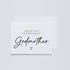 palmpaperie Thank you card for Godmother. Godparent gift keepsake. Baptism. Elegant. With Envelope. One Card. (Thank