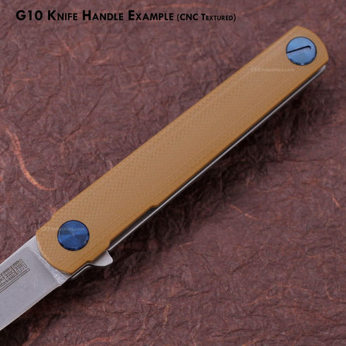 G10 Handle Making Sheet - Blue - 3 x 12 x .125 Inches - USA Made for Knife & Tool Handles, Gun Grips, Art Projects