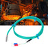 K Type Thermocouple, Silicone Temperature Sensor with Soft Cable, Green 5x30mm Stainless Steel Probe