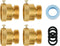 SUNGATOR Anti Siphon Valve, Hose Bib Vacuum Breakers Set, 3/4 Inch Backflow
