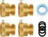 SUNGATOR Anti Siphon Valve, Hose Bib Vacuum Breakers Set, 3/4 Inch Backflow