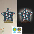 ALAZA Hipster Snowman Merry Christmas Snowflake Star Shaped LED Night Light Dusk to Dawn Sensor Plug in Night Home