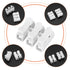 65 Pcs Spring Wire Connectors, Spring Clamp Terminal Cable Clamp Connector for Wiring Terminal