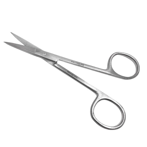 Cynamed Iris Micro Dissecting Precision Lab Scissors, Fine Point Straight - Pack of 3