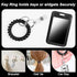 Wrist Coil ID Badge Holder with Card Strap & Key Ring, Plastic Stretchable Spring Wristband Keychain