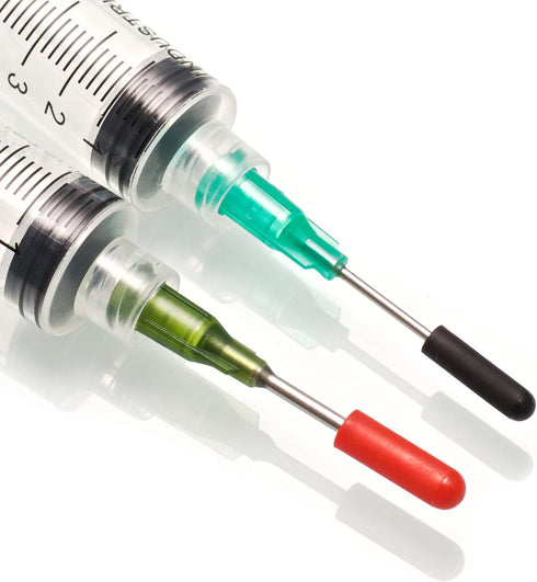 K1-3PK All-Purpose Industrial Syringe Kit, 1ml/3ml/10ml with Dispensing Tips, Syringe Caps and Tip Covers