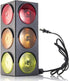 Kicko Traffic Light Prop, 12.25 Inch - Novelty Traffic Light Lamp for Kids, Plug-in Blinking Bedside Lamp