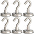 Heavy Duty Magnetic Hooks, 110 lbs Strong Magnet for Hanging, Pack of 6