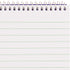 Blueline Reporter Notebook / Note Pad, 4 x 8 inches, 160 Pages / 80 Sheets (AT8B)