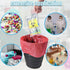 Daarcin 100pcs 24.4in Red Biohazard Waste Bags Medical Grade, Safe Infectious Waste Disposal No Leak Bags Trash Liners