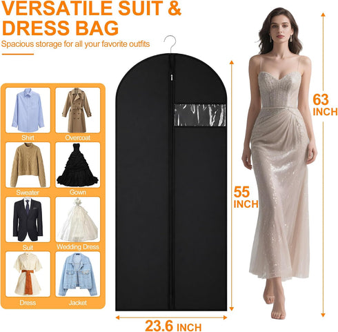 COZY 3 EZ Garment Bags + Tier Rolling Cart
