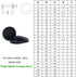 2-1/2 in Rubber Grommets for Wiring - Double-Sided Rubber Plugs for Round Holes, 3 Pcs, Black