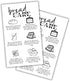 Lashicorn Bread Care Instruction Cards | 50pk 2x3.5 Sourdough Storage Bakery Baker Client