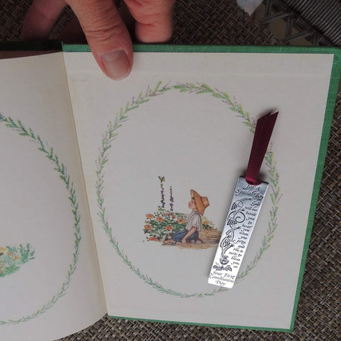 Cathedral Art For a Special Boy First Communion Metal Bookmark - 3-1/2-Inch