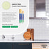 Grout Pen Cream Tile Paint Marker: Waterproof Grout Paint, Tile Grout Colorant and Sealer Pen - Narrow 5mm, 2 Pack