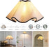 E27, E26 E14 3.5 15 7 inch 1 Pack) Small Scalloped Table Lamp Shades - Petal Lamp Shade for Table Lamps, Floor Lamps
