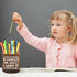 Wooden Spinning Pen Holder for Desk, Cute Organizer and Funny Desk Decor, Pencil Case Art Supply Storage (Brown)