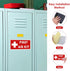 Ymapinc 3Pcs Medical Stickers, Self Adhesive Waterproof First Aid Sign Sticker Emergency Decals Kit Supplies for First