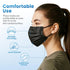 100 3 Borje Disposable Face Mask, PCS Black Masks, Ply Protection Face Masks