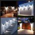 248 6 Pack, 300 3 IP66 TECKNET LED Outdoor Solar Lights & Motion Sensor Angle & Lighting Modes Solar Lights Outdoor