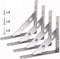 WSZD A Shelf Bracket, 4pcs of 6 x 4 inch/150mm x 100mm Stainless